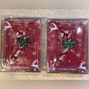 Yankee Candle - Candy Cane Candle Charms - Set of 2